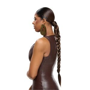 Latte | Non-Toxic Synthetic Braided Ponytail